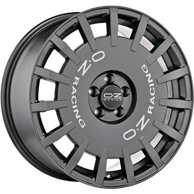 OZ OZ RALLY RACING dark graphit + silver lettering 7.0Jx17 4x108 ET40