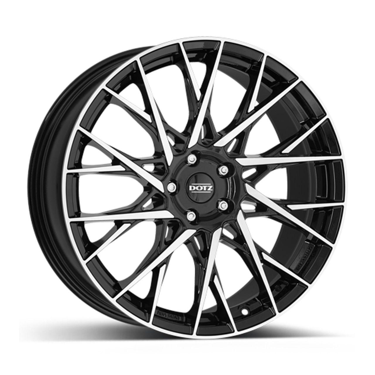 DOTZ FUJI DARK black/polished 8.0Jx19 5x108 ET40