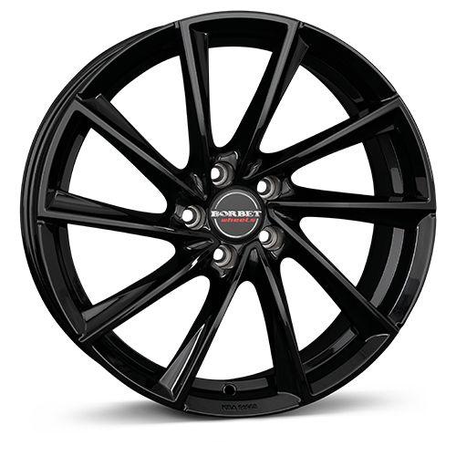 BORBET DESIGN VTX schwarz glänzend 8.0Jx18 5x115 ET38