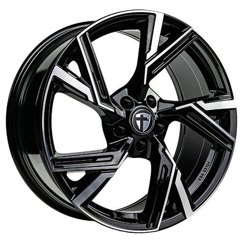 TOMASON TOMASON AR1 black diamond polished 8.5Jx19 5x112 ET25