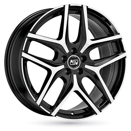 MSW (OZ) MSW 40 gloss black full polished 8.0Jx19 5x112 ET45