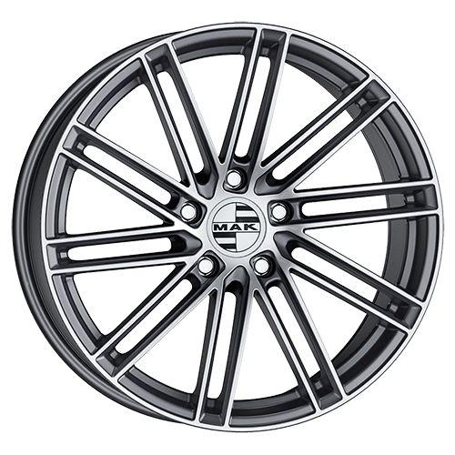 MAK LEIPZIG gun metal mirror face 10.0Jx22 5x130 ET48