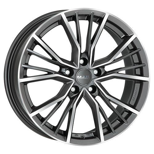 MAK MAK UNION gun metal mirror face 9.0Jx20 5x112 ET29