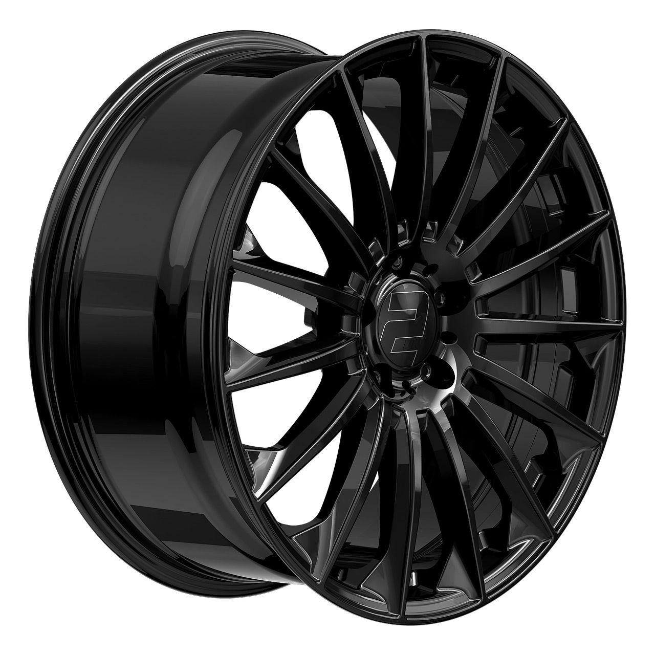 WHEELWORLD-2DRV WH39 black glossy painted 9.0Jx20 5x112 ET42