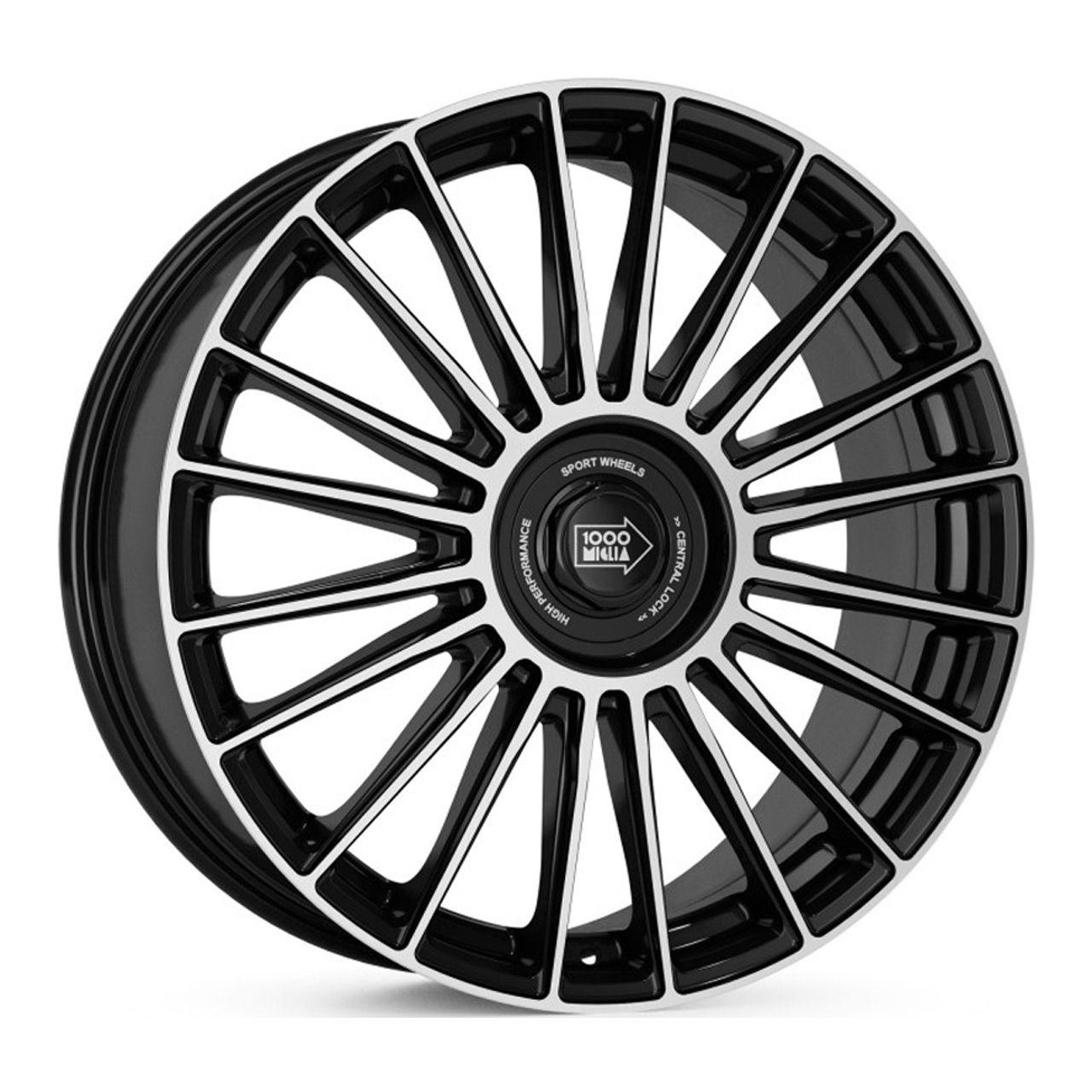 1000 MIGLIA 1000 MIGLIA MM1022 black polished 8.0Jx18 5x108/112 ET45
