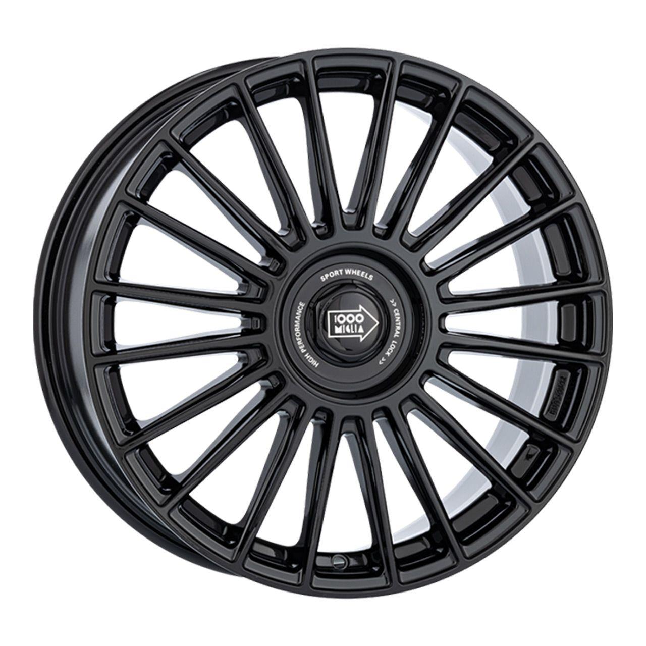 1000 MIGLIA 1000 MIGLIA MM1022 gloss black 8.0Jx18 5x112 ET45