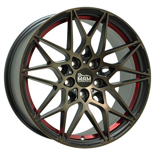 MAM WHEELS MAM B2 bronze red inside 8.5Jx19 5x112 ET45