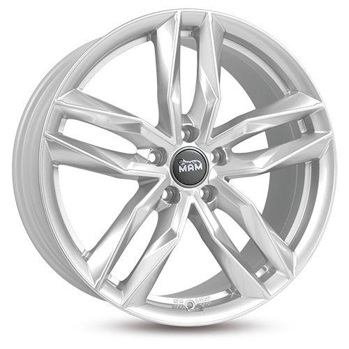 MAM WHEELS MAM RS3 silver painted 8.5Jx20 5x112 ET30