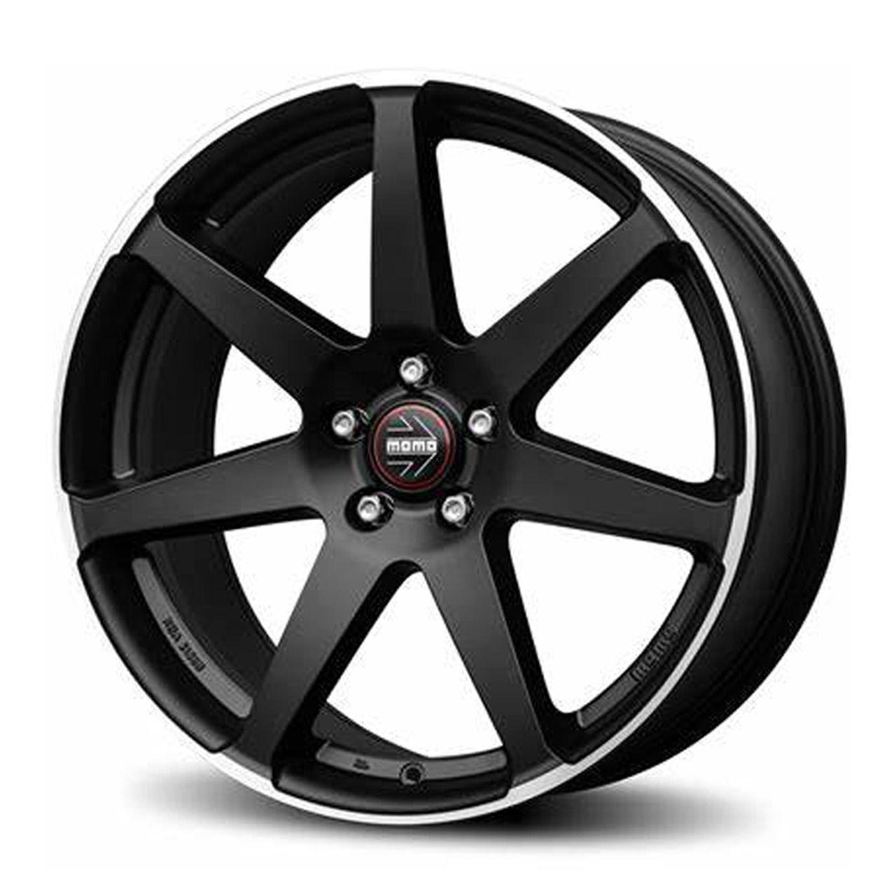 MOMO WHEELS MOMO WHEELS SEVEN black matt polish 8.0Jx18 5x112 ET42