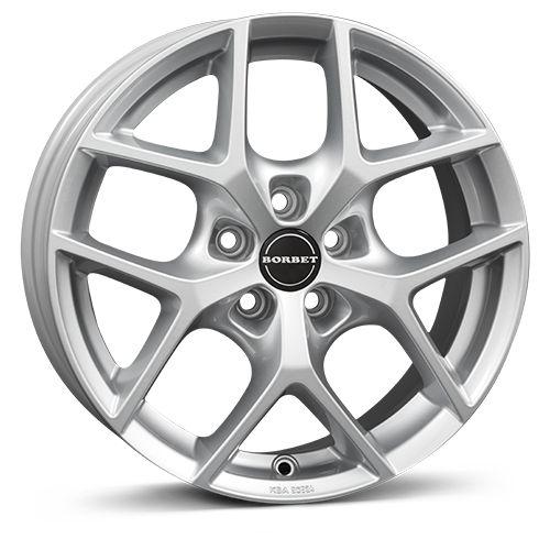 BORBET BORBET DESIGN Y kristallsilber 6.5Jx16 5x108 ET40