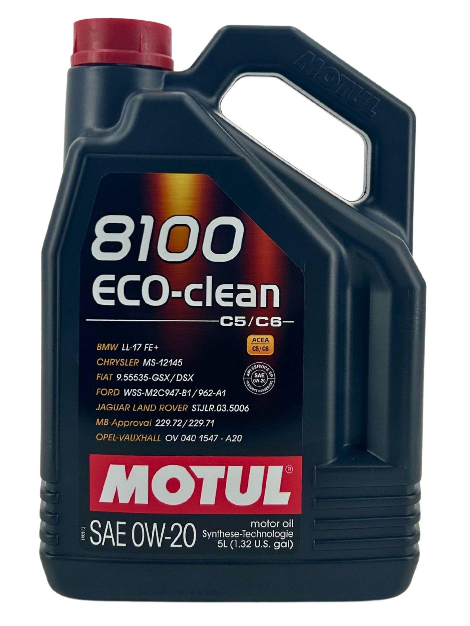 Motul 8100 Eco-clean 0W-20 5 Liter