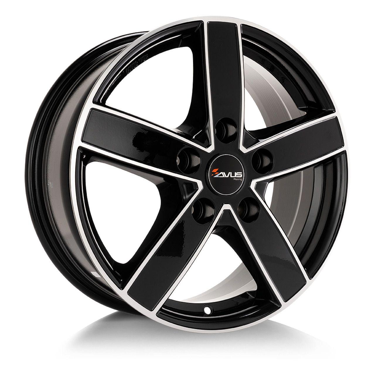 AVUS RACING AVUS RACING AC-V51 black polished 6.5Jx16 5x112 ET50