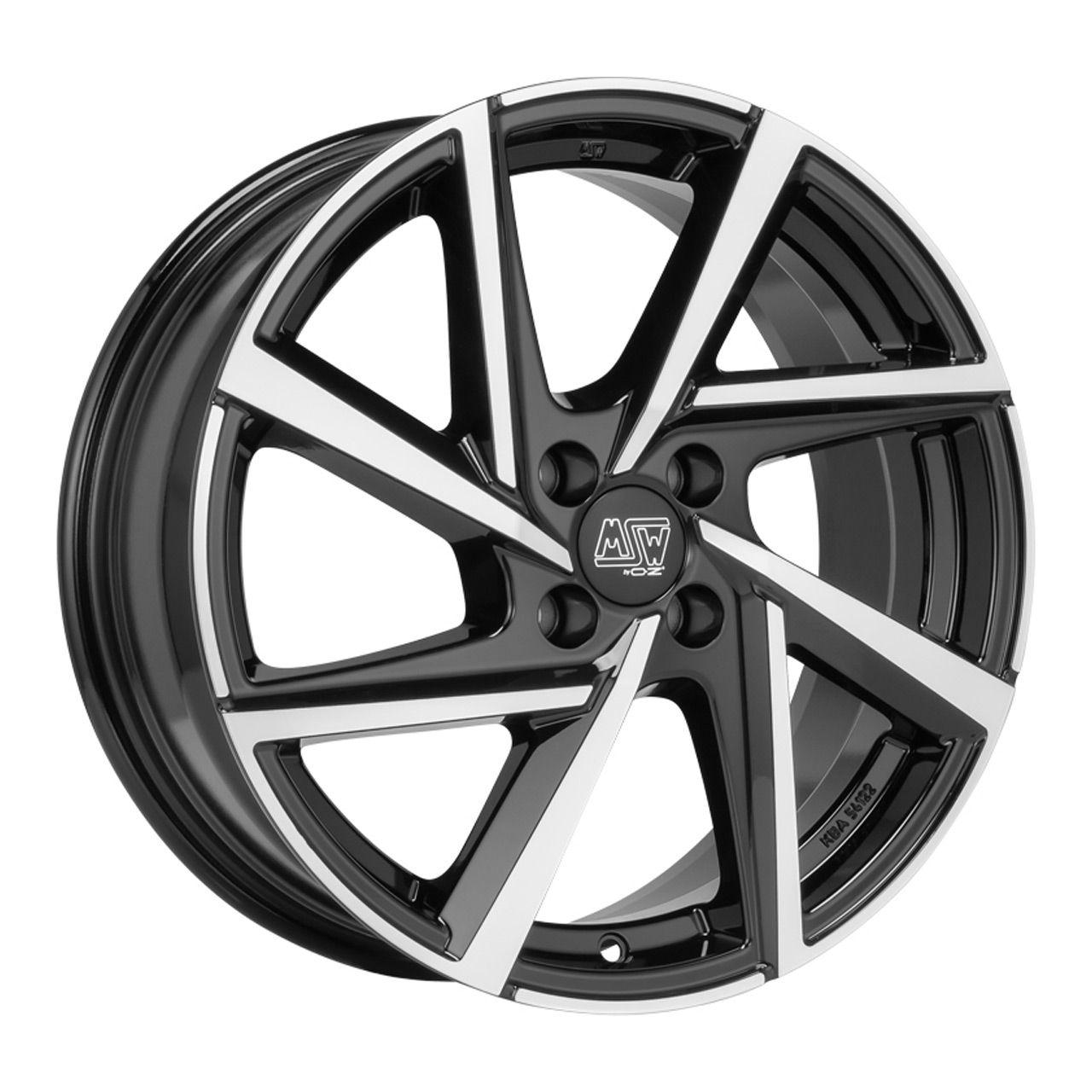 MSW (OZ) MSW 80/4 gloss black full polished 6.5Jx16 4x98 ET35