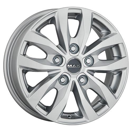 MAK LOAD 5 silber 7.0Jx17 5x130 ET66