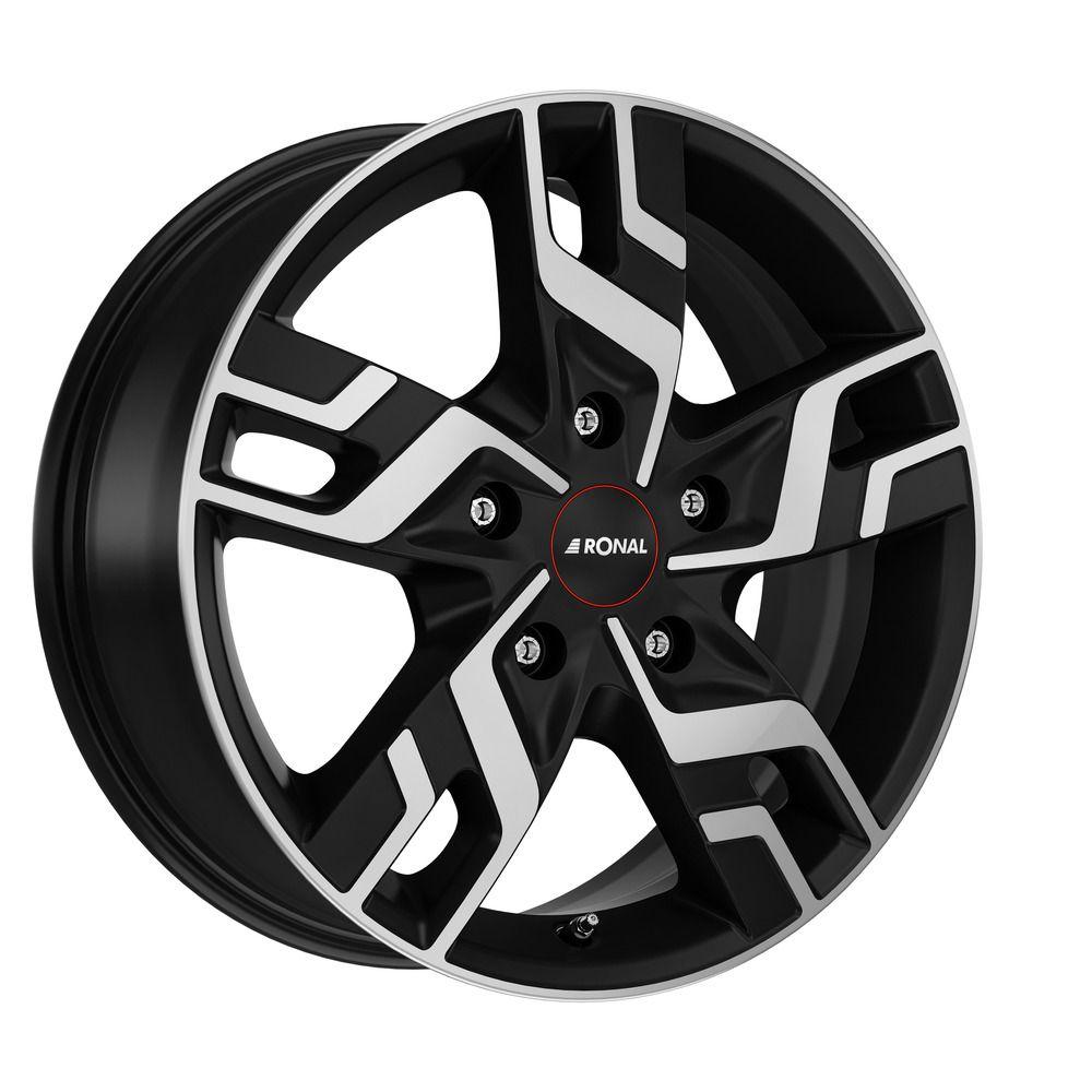 RONAL RONAL RONAL R64 jetblack-matt-frontkopiert 7.0Jx17 5x130 ET60