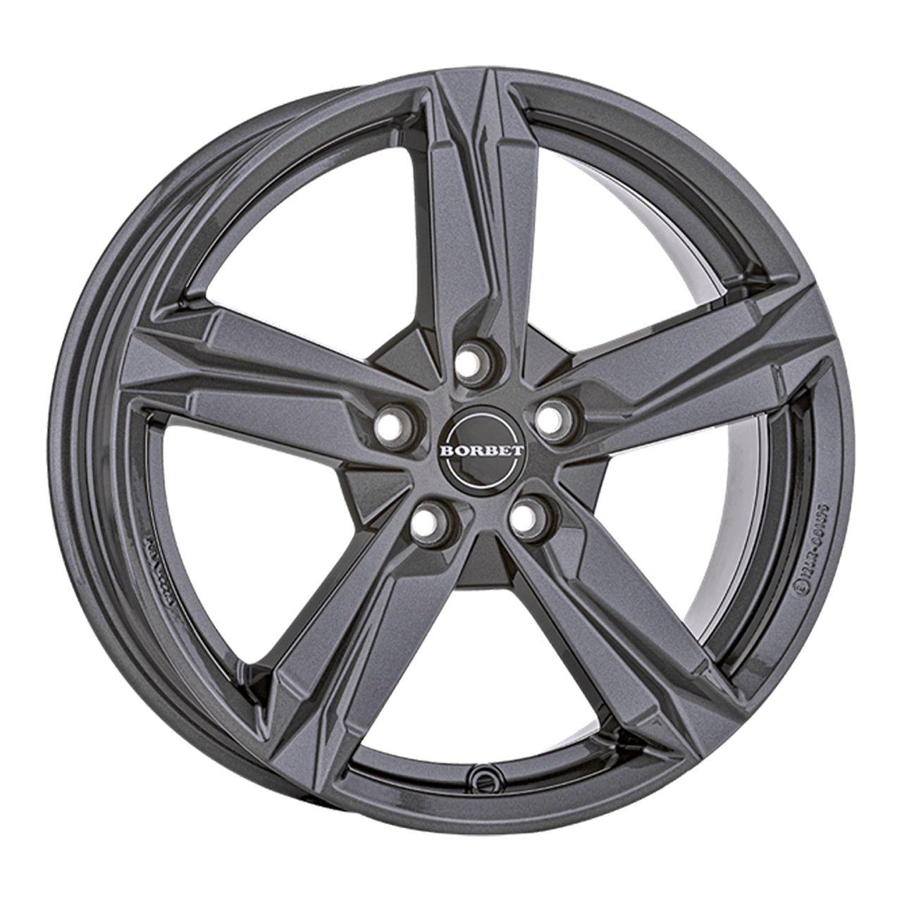 BORBET DESIGN T10 mistral anthracite glossy 6.5Jx16 5x114.3 ET40
