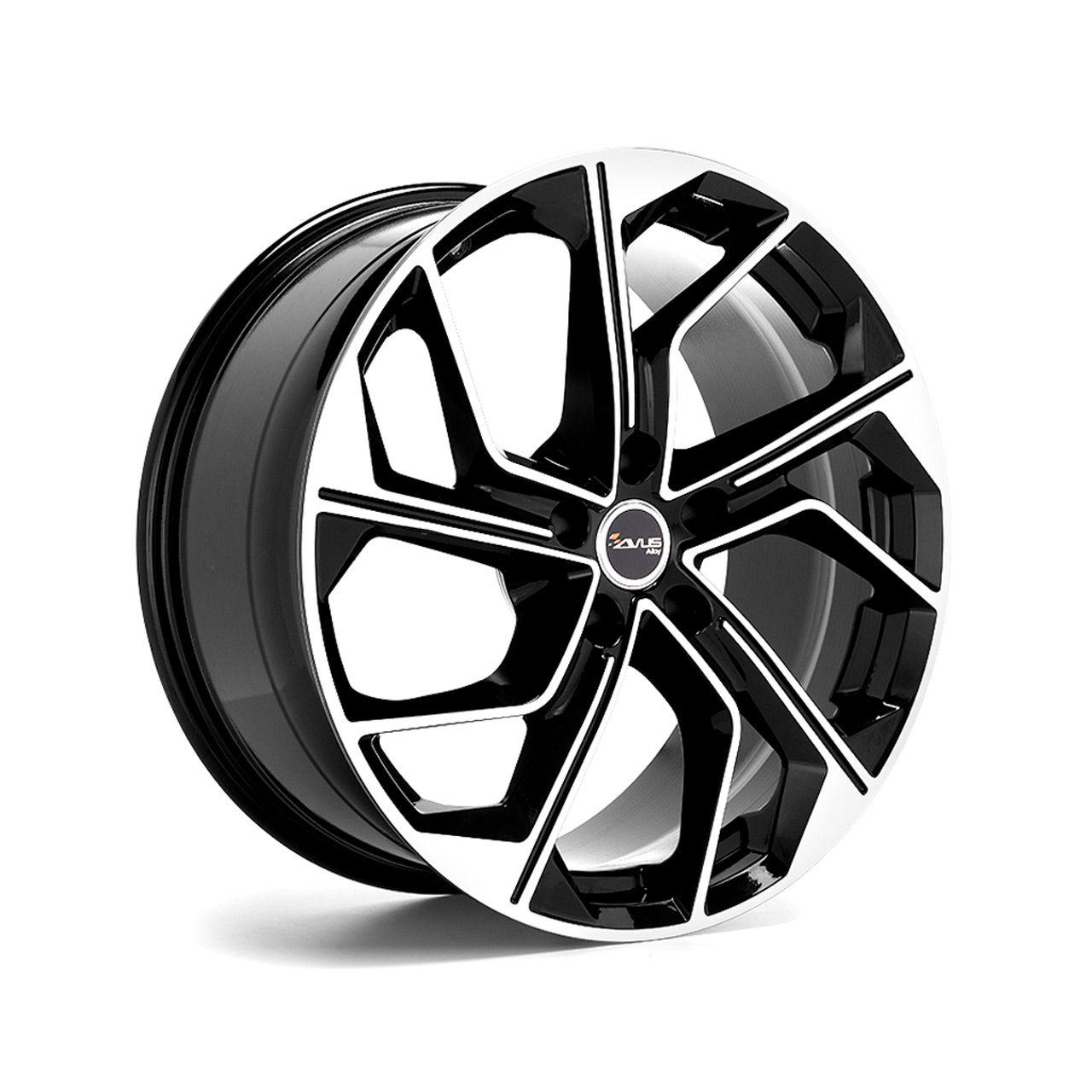 AVUS RACING AC-522 black polished 8.0Jx18 5x112 ET45