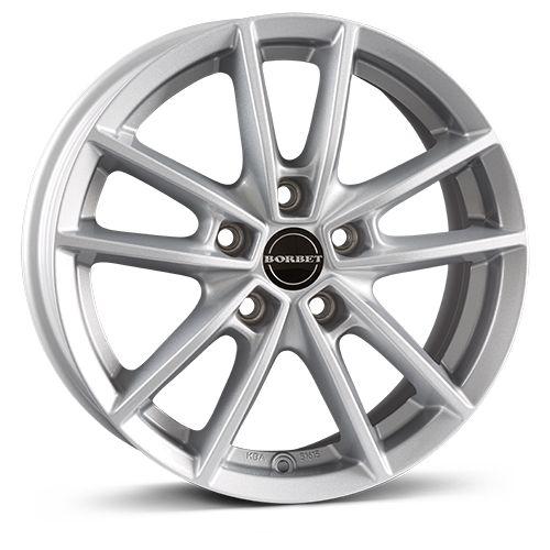 BORBET BORBET DESIGN W kristallsilber 6.0Jx15 5x108 ET43