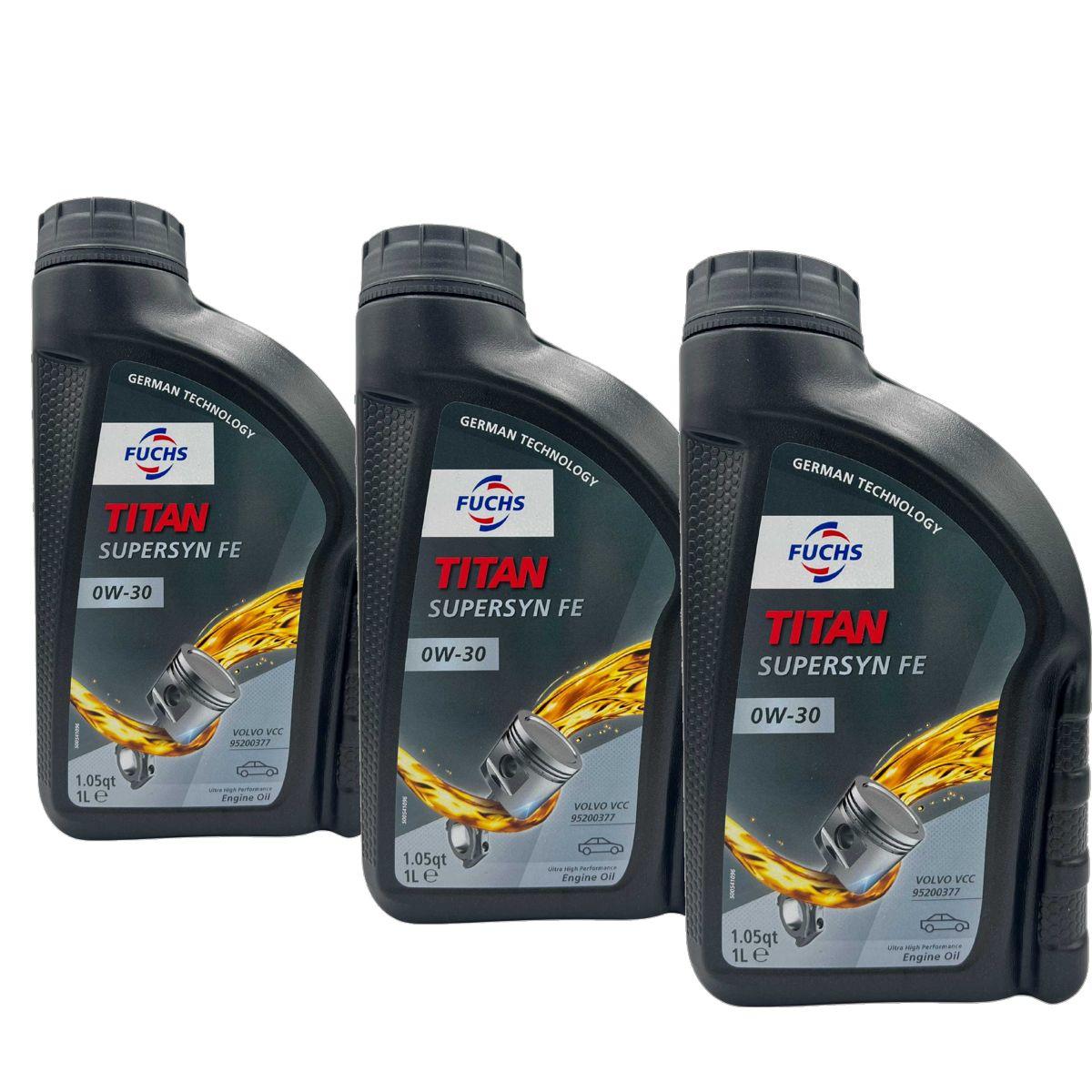 Fuchs Titan Supersyn FE 0W-30 3x1 Liter