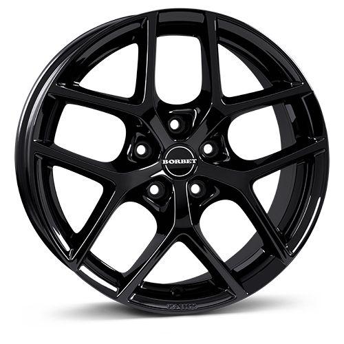 BORBET DESIGN Y black glossy 7.0Jx17 5x114.3 ET35