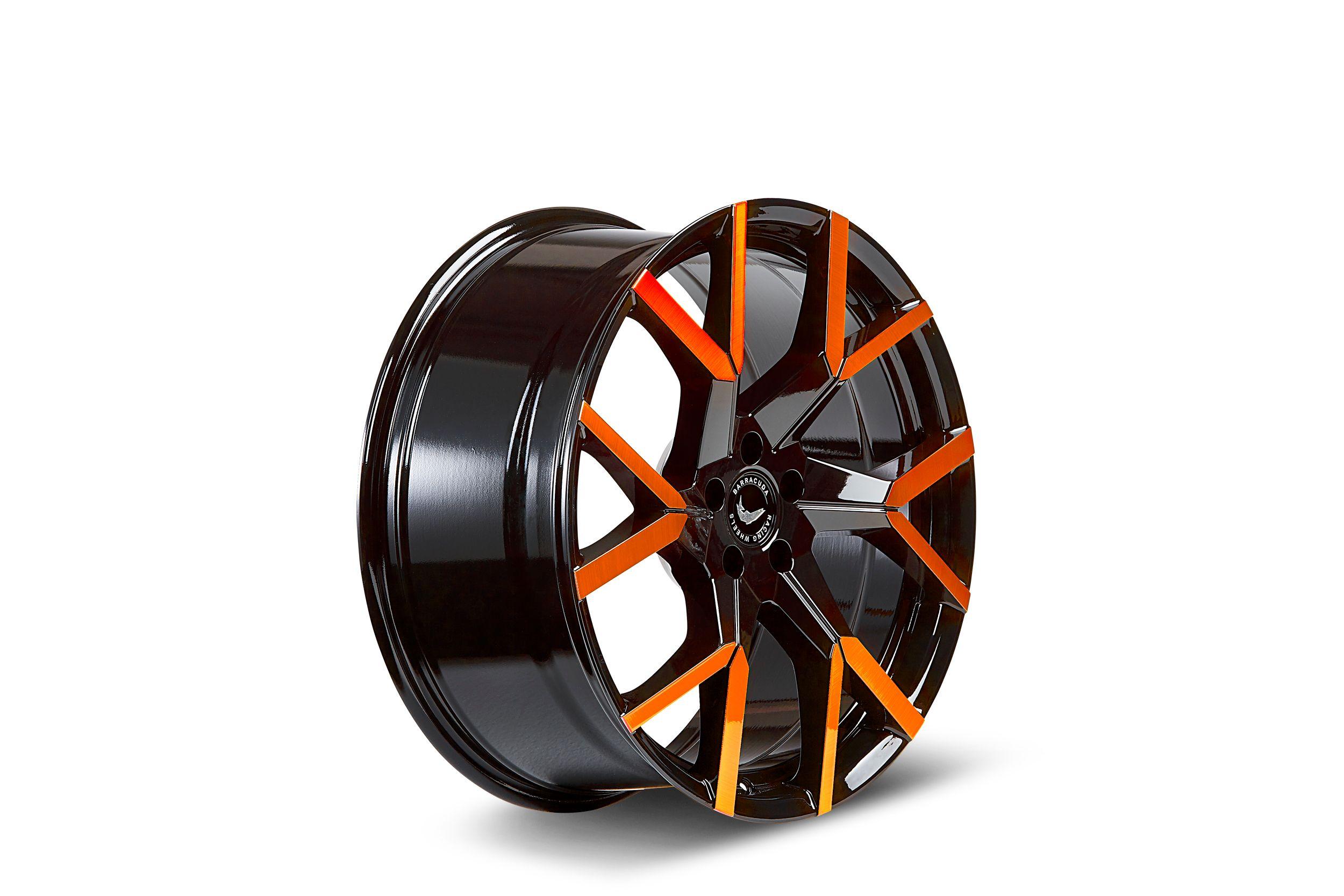 BARRACUDA TZUNAMEE EVO black gloss flashorange 8.0Jx18 5x112 ET33
