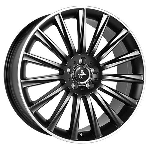 KESKIN WHEELS KESKIN WHEELS KT18 TURBO matt black lip polished 8.0Jx18 5x112 ET30