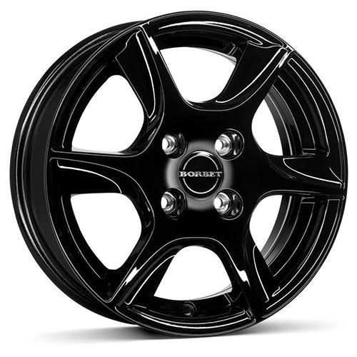 BORBET BORBET DESIGN TL schwarz glänzend 5.5Jx15 5x100 ET38