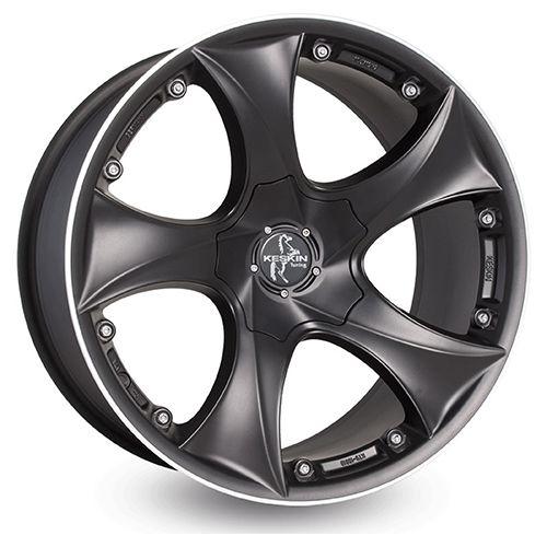KESKIN WHEELS KT9 MALIK matt black lip polish 9.0Jx20 5x130 ET30