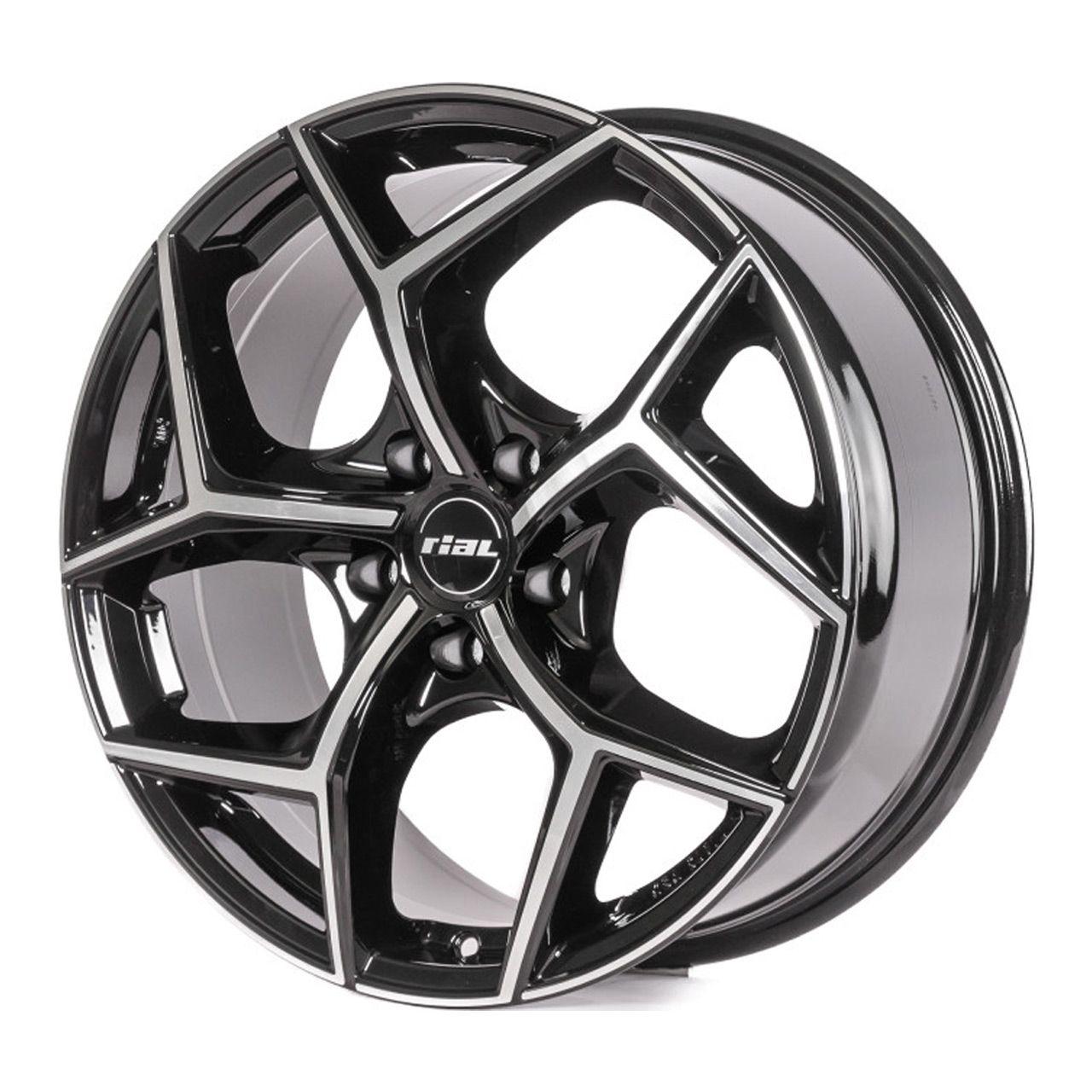 RIAL SALENTO diamantschwarz frontpoliert 8.0Jx18 5x108 ET45