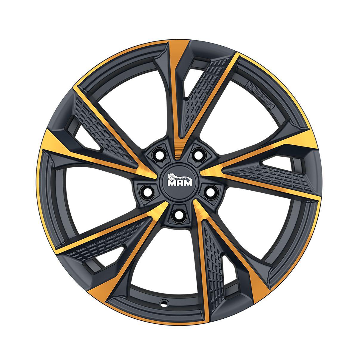 MAM WHEELS MAM RS6 matt black front copper 8.0Jx18 5x112 ET45