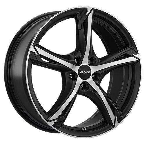RONAL RONAL R62 jetblack-matt-frontkopiert 7.5Jx17 5x108 ET55