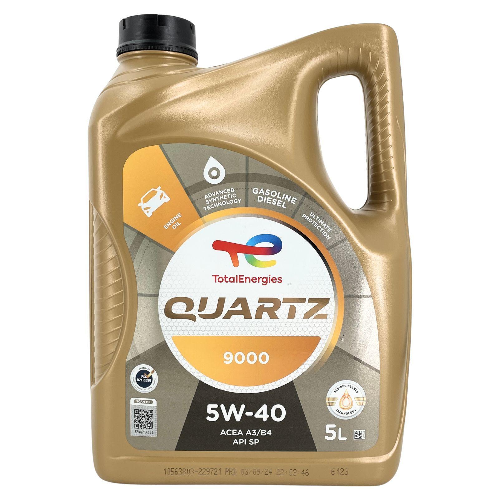 Total Quartz 9000 Energy 5W-40 3x5 Liter - Image 7