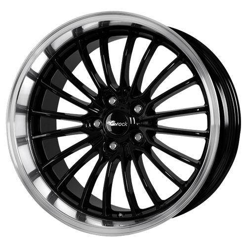 BROCK B24-GP Schwarz Glanz Horn-poliert 8.5Jx19 5x112 ET45