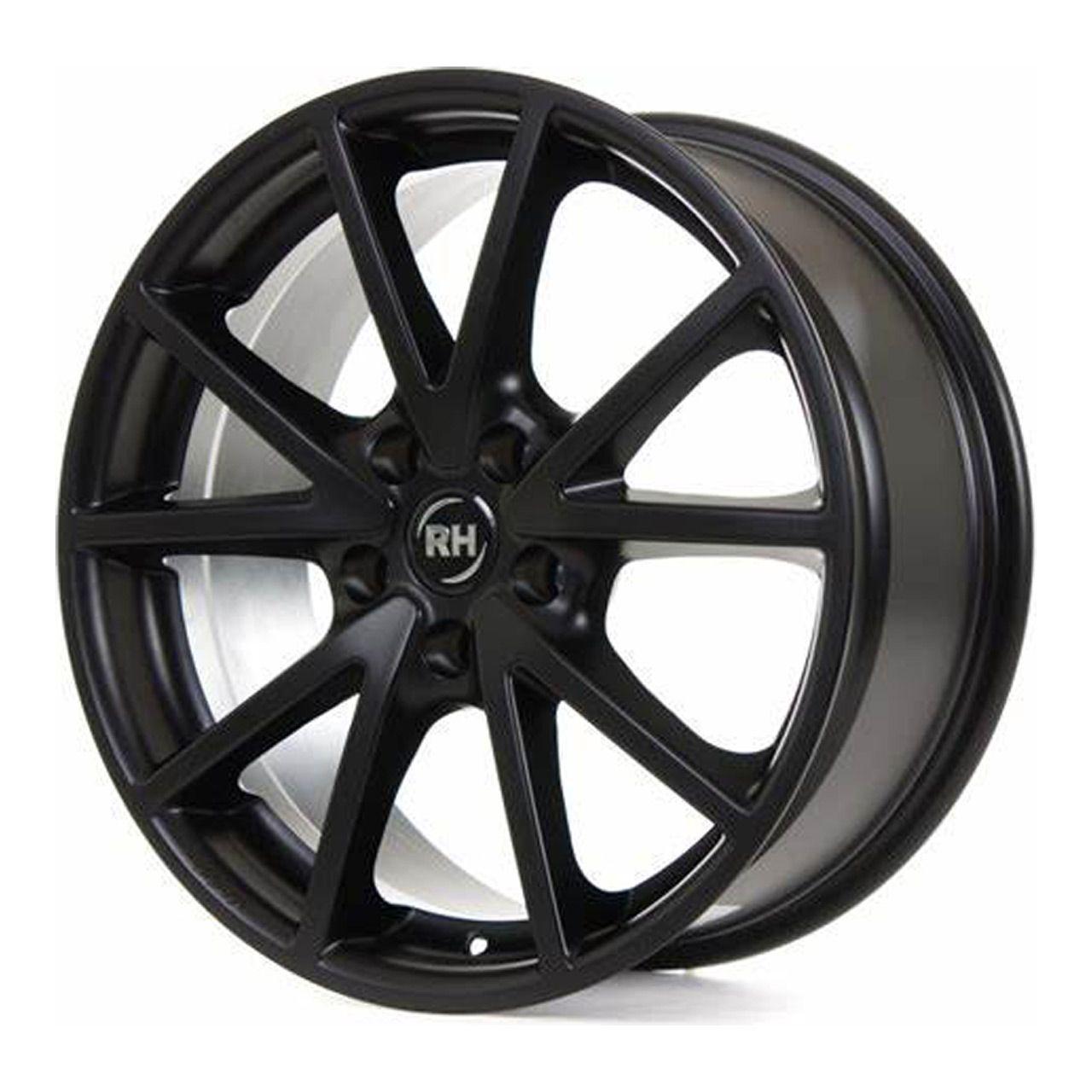 RH RH DE SPORTS racingschwarz lackiert 8.0Jx18 5x112 ET45