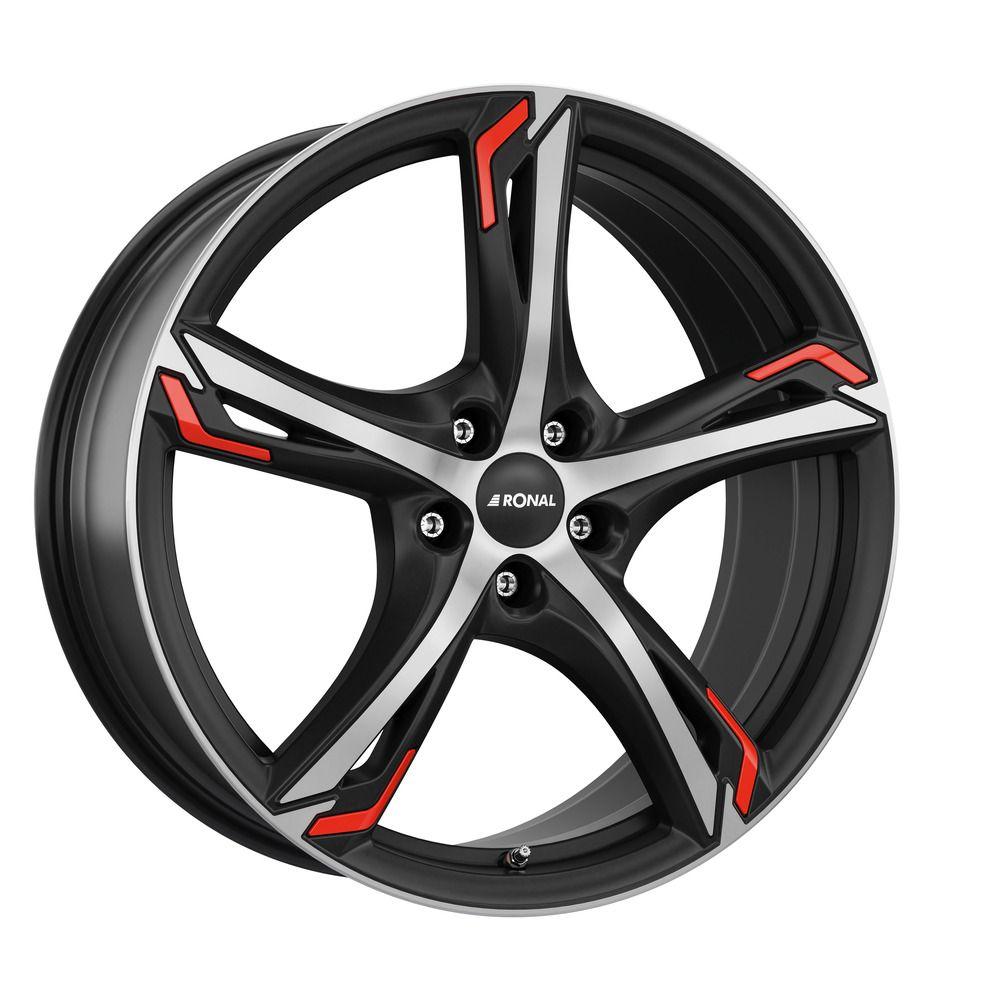 RONAL RONAL R62 RED jetblack-matt-frontkopiert 8.0Jx19 5x114.3 ET40