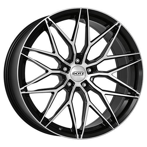 DOTZ SUZUKA DARK schwarz frontpoliert 8.5Jx20 5x112 ET40