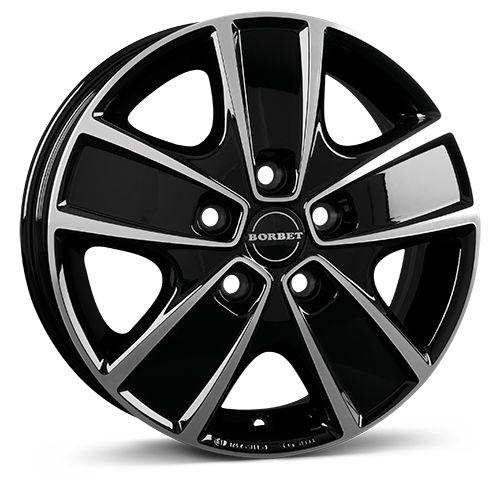 BORBET DESIGN CWG schwarz poliert 6.0Jx16 5x130 ET68