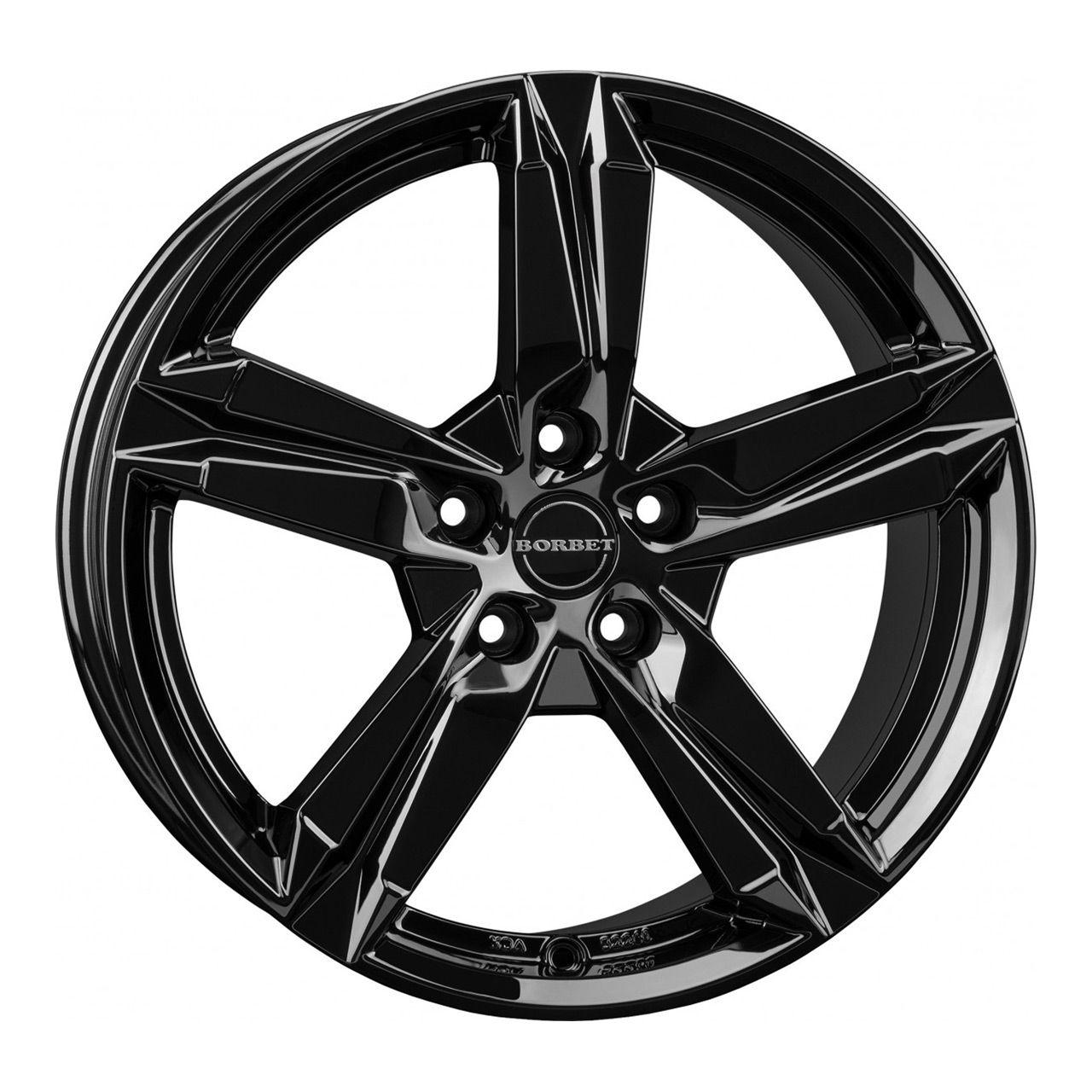 BORBET DESIGN T10 black glossy 6.5Jx16 5x108 ET50