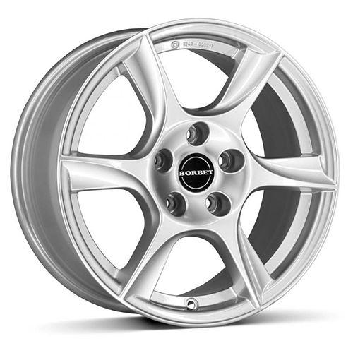 BORBET BORBET DESIGN TL brillantsilber 5.5Jx15 5x100 ET38