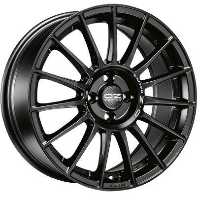 OZ SUPERTURISMO LM matt black + silver lettering 8.0Jx18 5x112 ET45