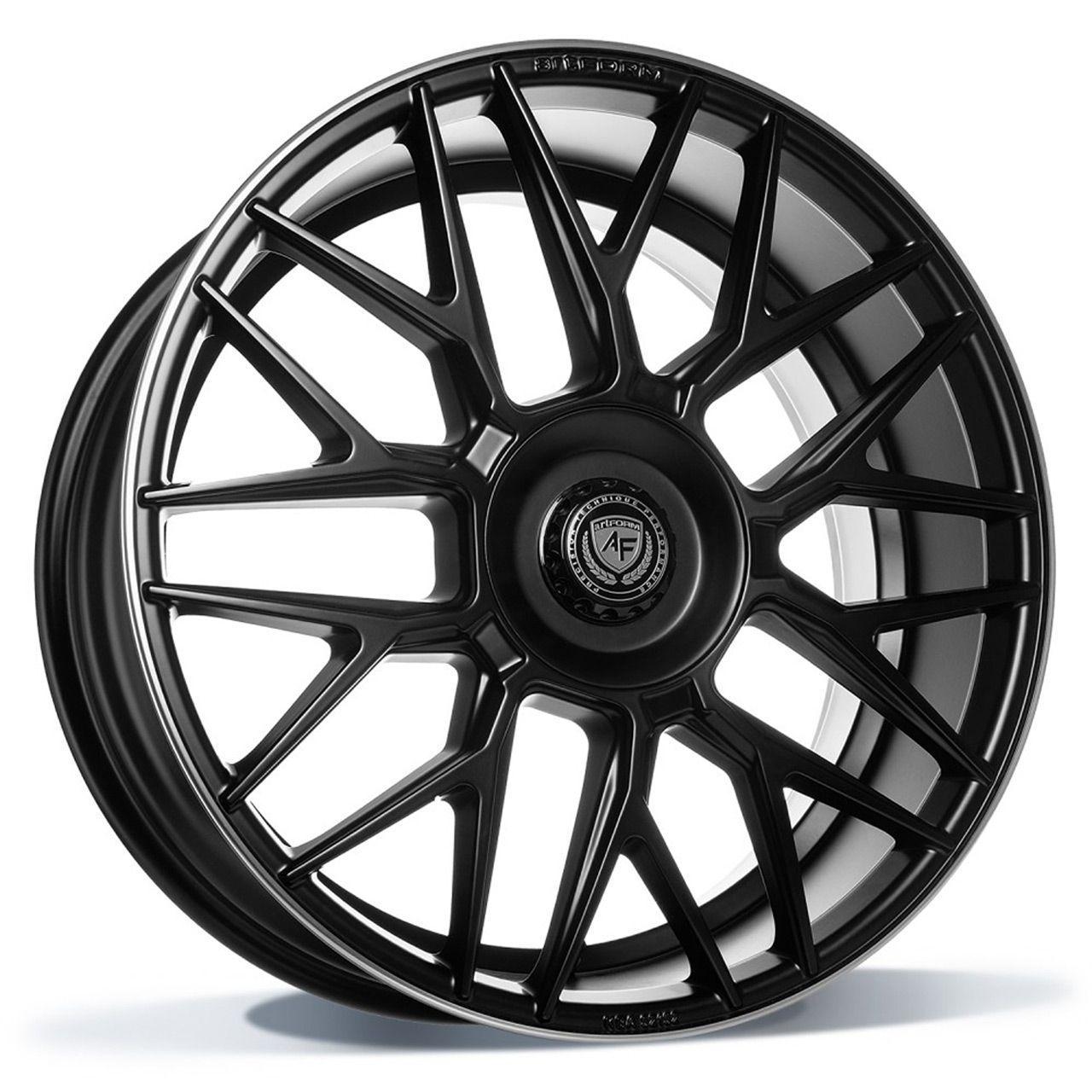 ARTFORM WHEELS ARTFORM WHEELS AF-801 flat black rim polished 8.5Jx19 5x112 ET30