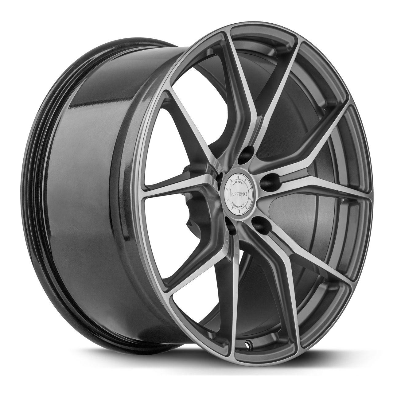 BARRACUDA BARRACUDA INFERNO hochglanz gunmetal poliert 8.5Jx19 5x112 ET45