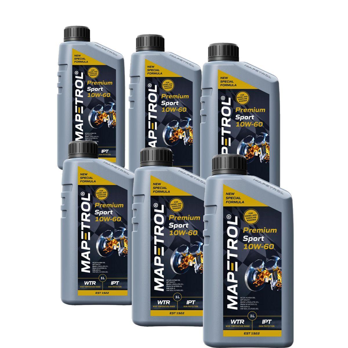 Mapetrol Premium Sport 10W-60 6x1 Liter