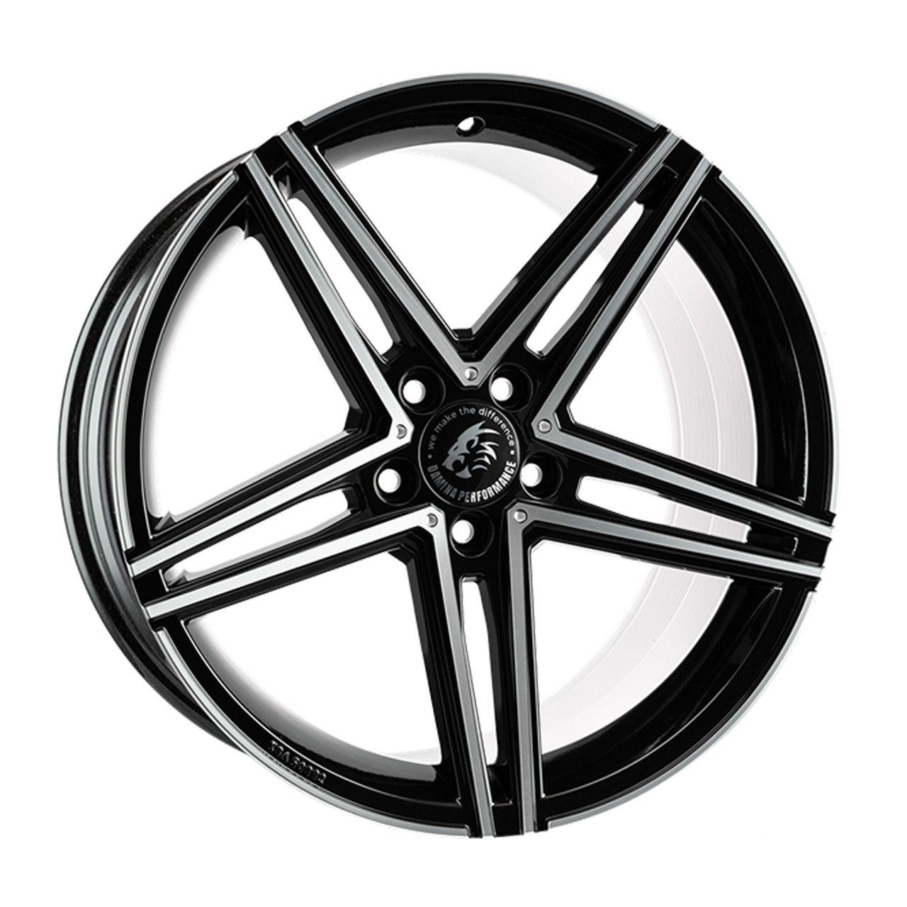 DAMINA PERFORMANCE DAMINA PERFORMANCE DM04 black polished 9.5Jx19 5x112 ET45